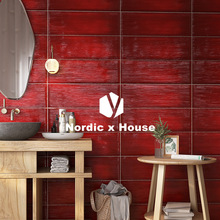 北欧ins 网红墨绿浴室砖 厨房阳台卫生间餐厅墙砖 酒吧背景瓷砖