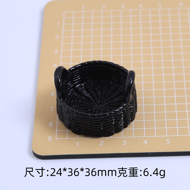 立体的なカラフルなバスケットクリエイティブ手作り diy クリーム接着剤樹脂アクセサリー小さなアクセサリージュエリーヘアピン材料卸売|undefined