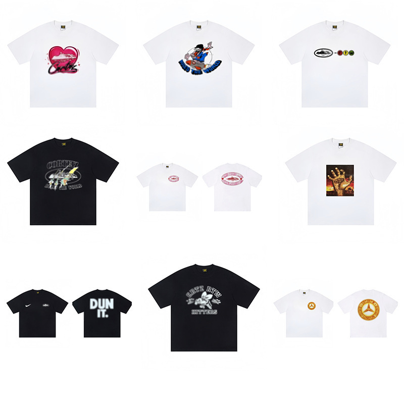 American retro high street loose casual letter print T-shirt American retro high street loose casual letter print T-shirt