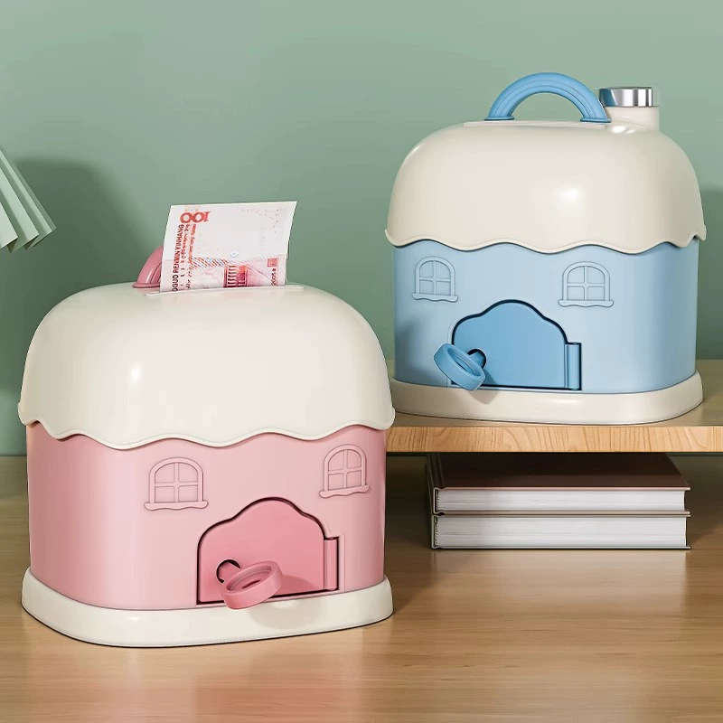 Детская копилка для девочек, новая модель 2025 года, с замком-ключом, с возможностью внесения и извлечения денег, а также детская копилка-сейф для мальчиков с кодовым замком.