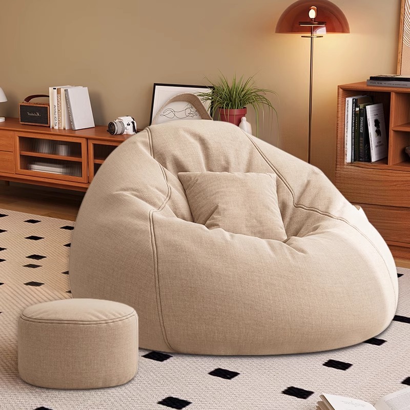 Sofá perezoso bolsa de frijoles red sala de estar dormitorio individual relajación silla de balcón de arroz puede ser silla de muelle de tipo pequeño