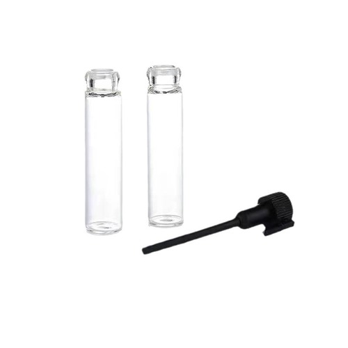 1ml 2ml 3ml glass refill bottle empty bottle test tube sample bottle refill perfume essential oil bottle empty bottle