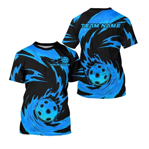 Pickleball Uniform T-Shirt Men's and Women's Sports Casual Fun 3D Printed Cool Simple Design