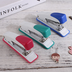 裝訂訂書機辦公彩色學生批發用品訂書器文具試卷機學生卡通的訂紙