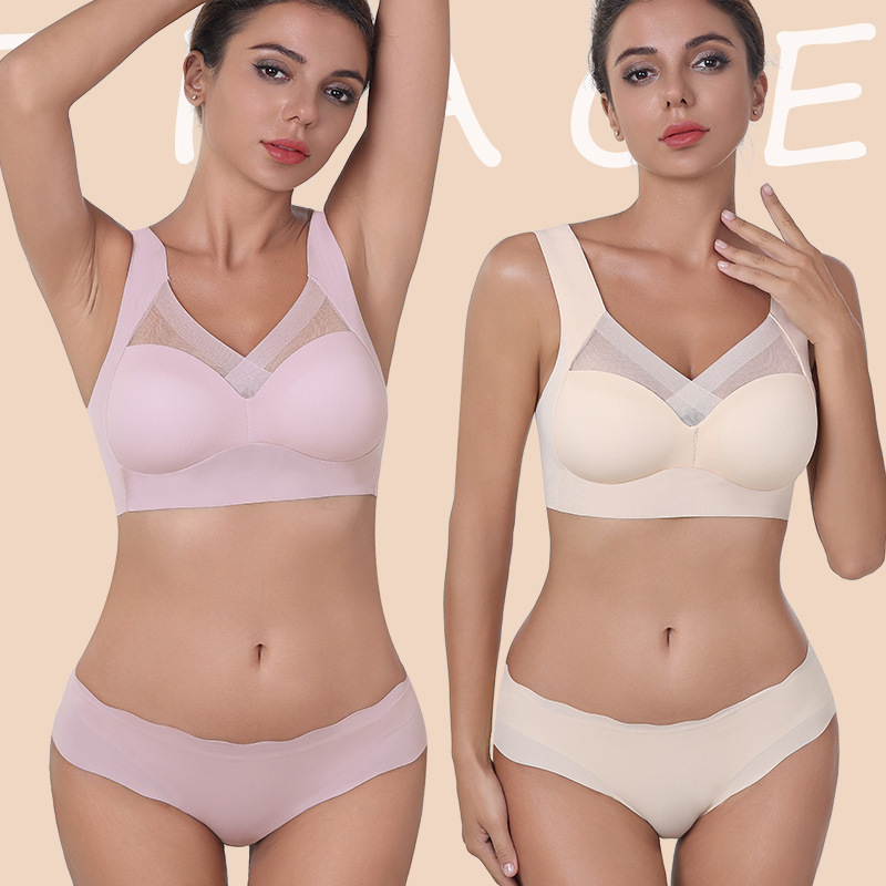Sasha Vacant Cross-border plus size One-piece Fixed Cup Underwear Seamless Ice Silk Vests Sports Underwear Push-up suit