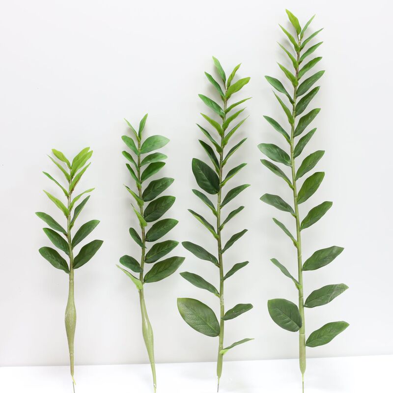 Artificial money leaf single fake branch decoration fortune tree floor pot decoration artificial tropical fake green plant Artificial money leaf single fake branch decoration fortune tree floor pot decoration artificial tropical fake green plant