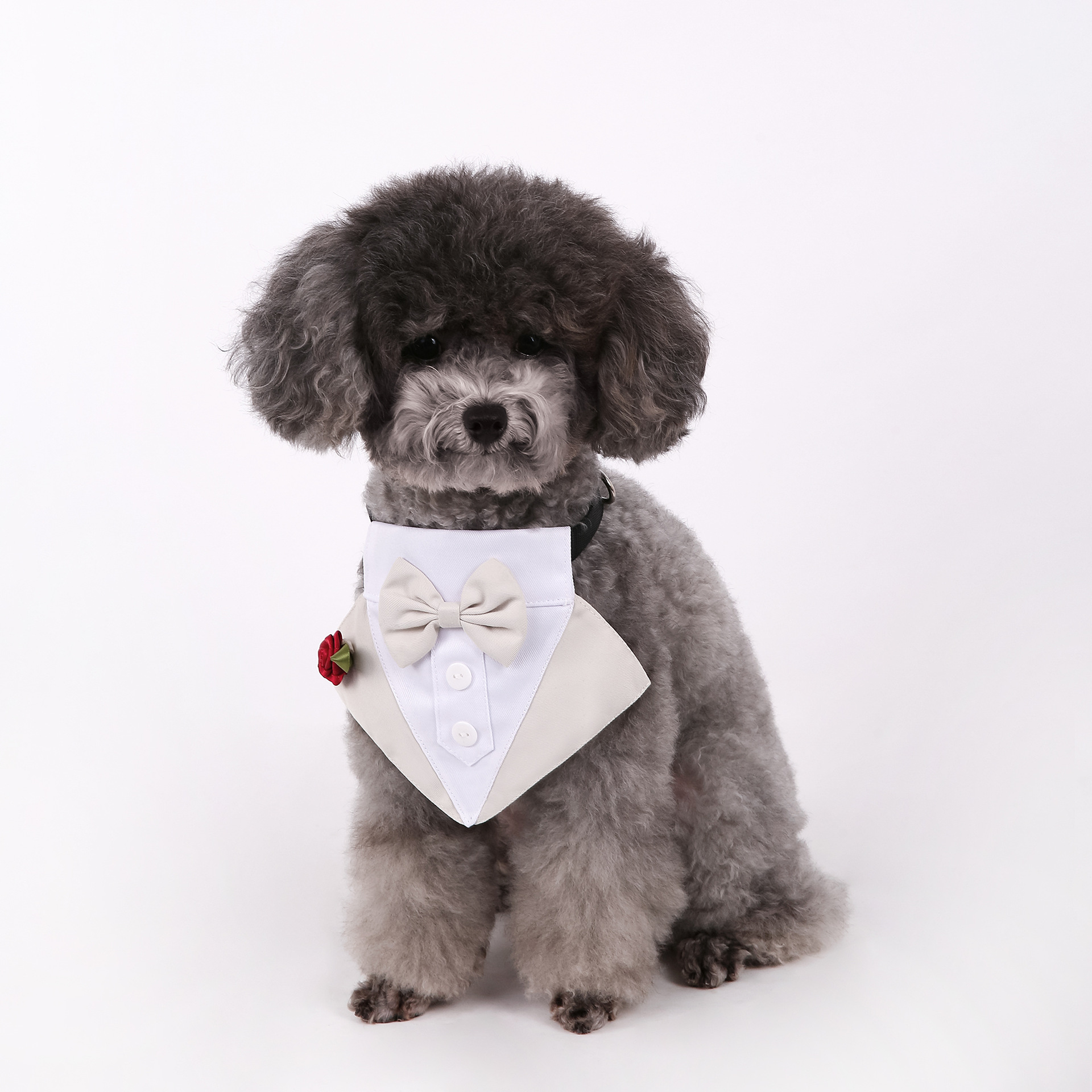 Navidad Año Nuevo transfronterizo nuevo estilo británico trajes de boda toallas de boda toallas de triángulo bufandas para mascotas