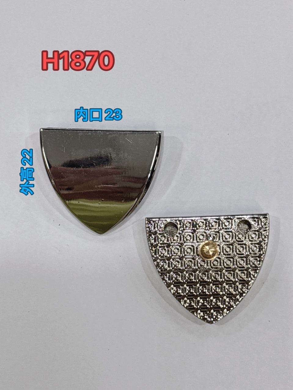 箱包五金配件 拉链尾夹 锌合金包包手袋高档装饰拉链尾夹厂家批发