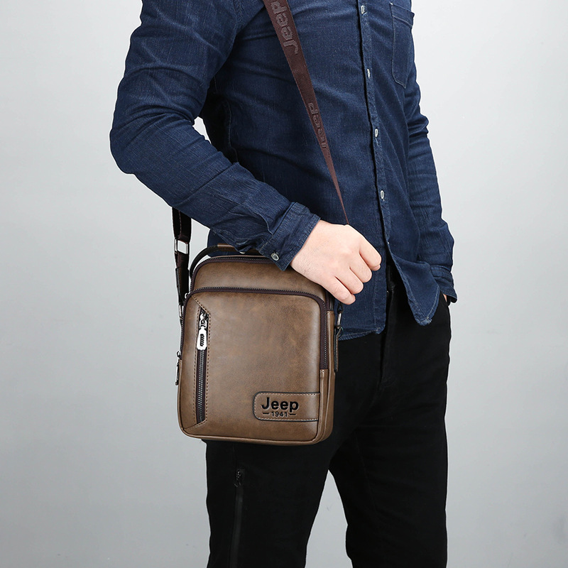 Bolso de hombro para hombres 2021 nueva moda bolso de hombro de moda bolso de hombro de negocios bolso de cuero PU
