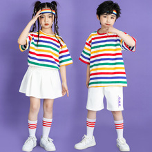 六一儿童啦啦队演出服小学生运动会服装幼儿班服毕业套装