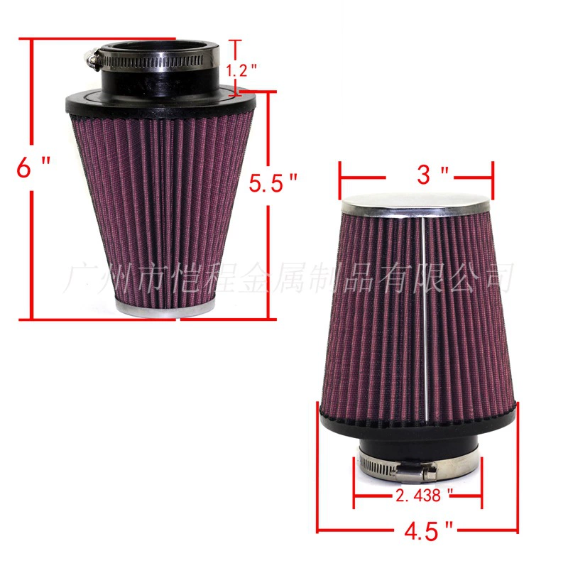 Подходит для модификации Harley Motorcycle Highway Global Scropping Scrolls Winter Mushroom head High-flow air filter элемент