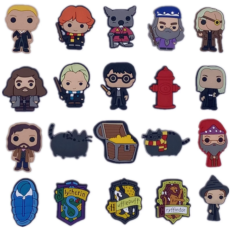 Halbert обувь цветочные аксессуары милые Мультяшные отверстия обувь садовая обувь DIY декоративные аксессуары для пряжки обуви в наличии оптом