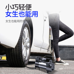Car and Motorcycle Portable Air Pump Black High Power Car Mini Inflator Car Inflator