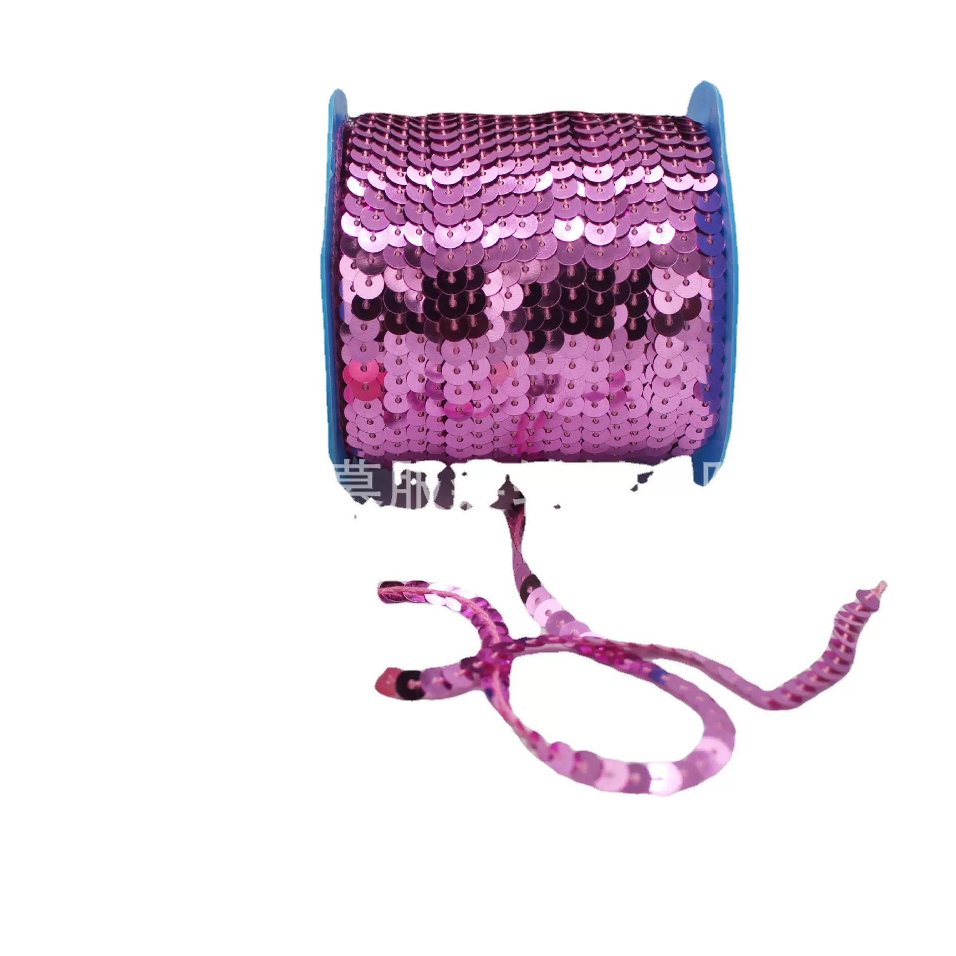 6MMF环保PET珠片带 连线亮片 现货款 Sequin belt 亮片串