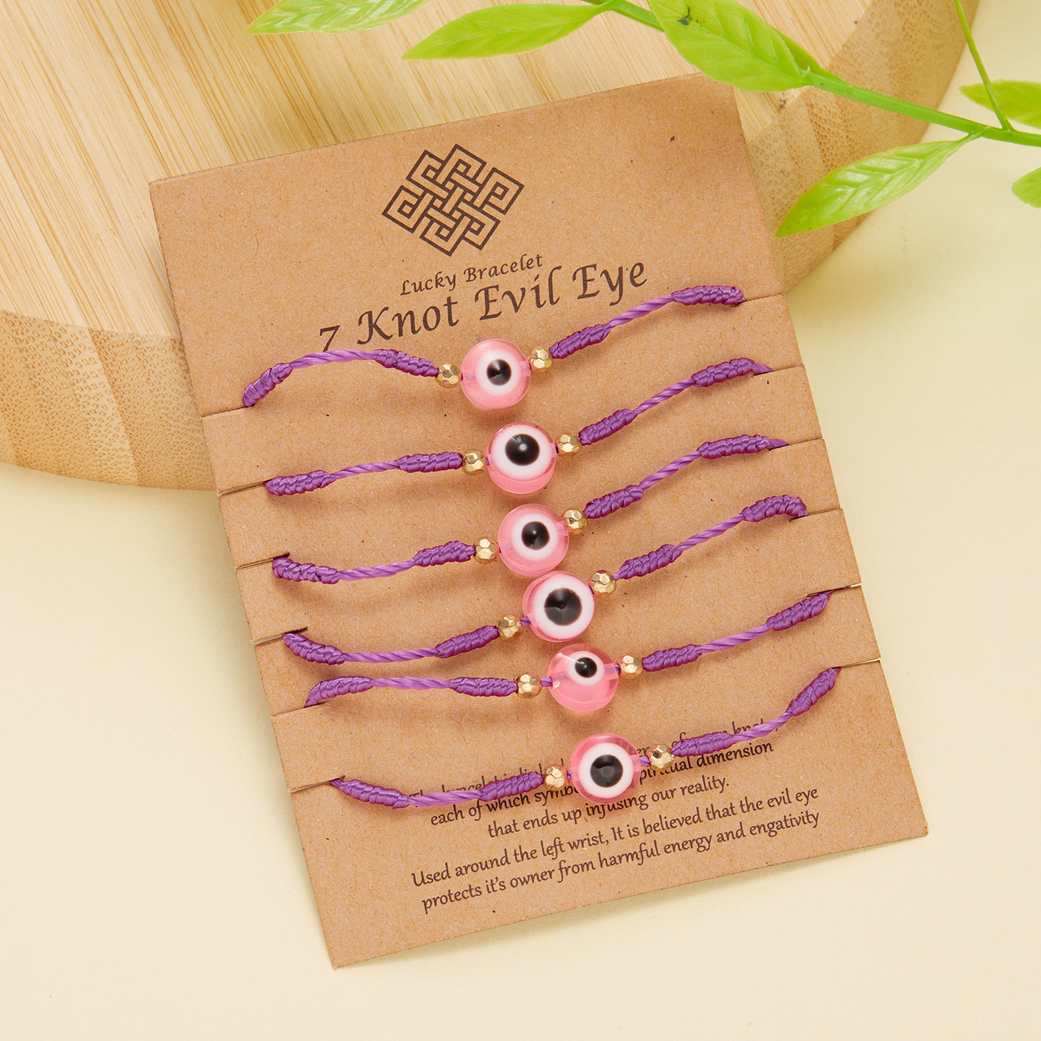 Fashion Eye Alloy Resin Knitting Unisex Bracelets 1 Piece