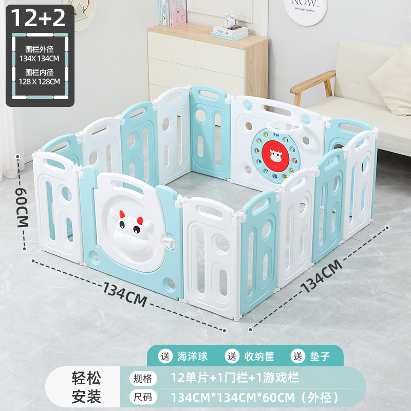Youxue valla de protección infantil valla de juego para bebés valla plegable para pisos domésticos interiores para niños pequeños al por mayor