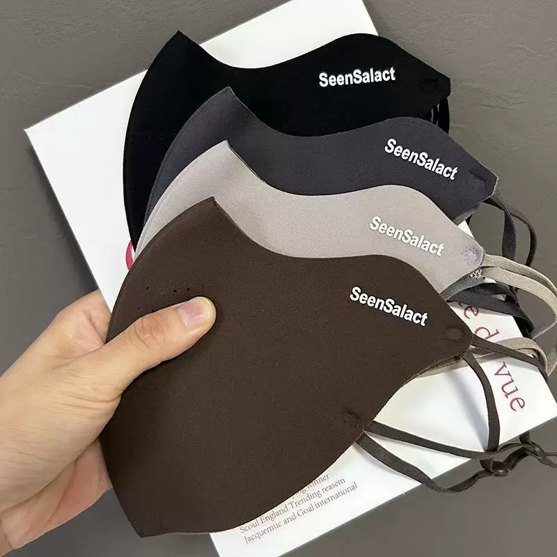 无痕冬季口罩防寒保暖女高颜值防风防尘新款超声波无胶保暖口罩