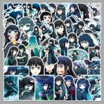 50张时透无一郎涂鸦贴纸个性跨境日漫鬼灭之刃装饰手机行李箱贴纸