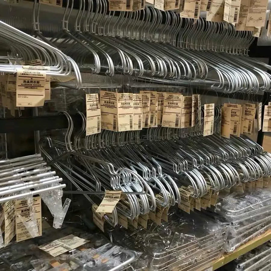 Японская Одиночная дорогостоящая Вешалка из алюминиевого сплава 6061 без печати, прочная и легкая, простая крутая вешалка для одежды