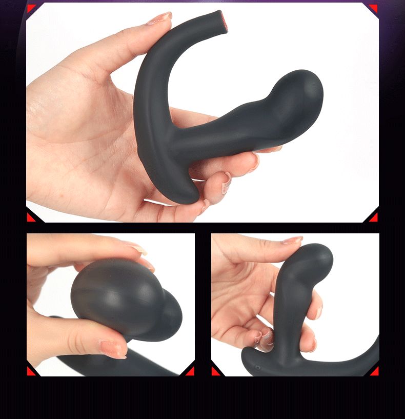 Remote-Control Vibrating Inflatable Prostate Massager with Silicone Anal Beads — detail image 15