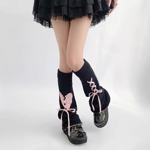Lolita wide-leg sets, hot girl socks sets, y2k culture straps, bow ties, drawstring calf socks, pile socks, foot covers