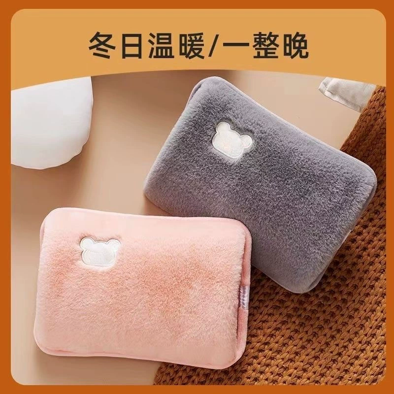 Winter hand warmer, handheld cute plush water container for elementary school students