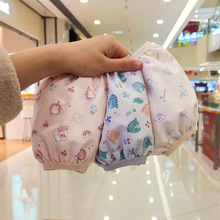 儿童防污防脏袖套宝宝秋冬新款女孩韩版套袖女童卡通双层防水护袖