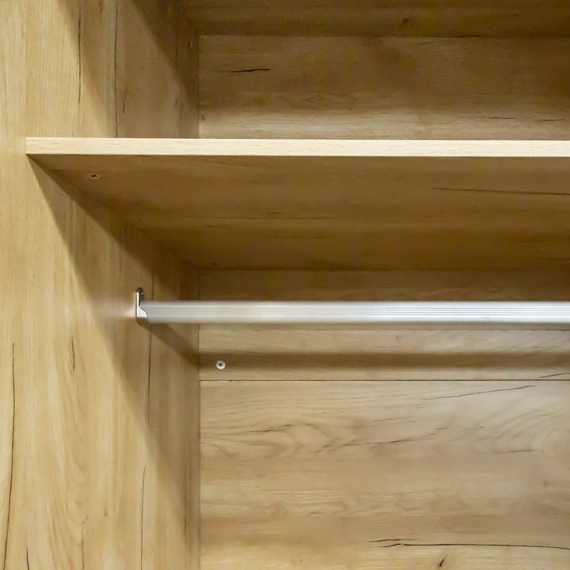 De alta calidad armario dormitorio puerta plana armario de almacenamiento armario ropa colgando armario de vidrio gabinete moderno estilo minimalista image 5