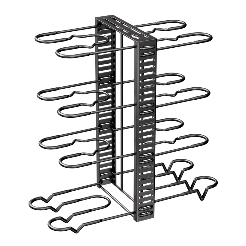Kitchen rack under the sink pot storage rack multi-functional adjustable storage line pot rack in the cabinet