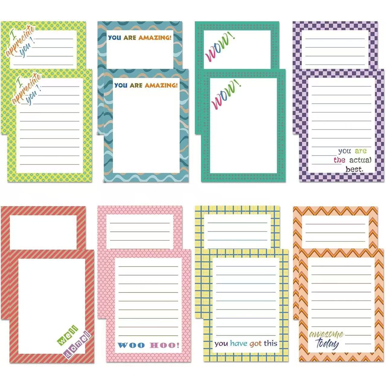 국경 간 다채로운 영감 스티커 메모 창의적인 고가치 스티커 메모 학생 계획 메모 사무용품