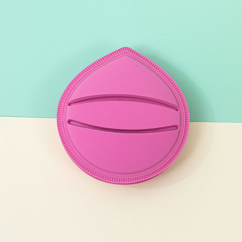 Macarons Pedo Peach Algodón de azúcar Almohadilla de aire Puff No coma polvo Esponja cosmética seca y húmeda sin látex