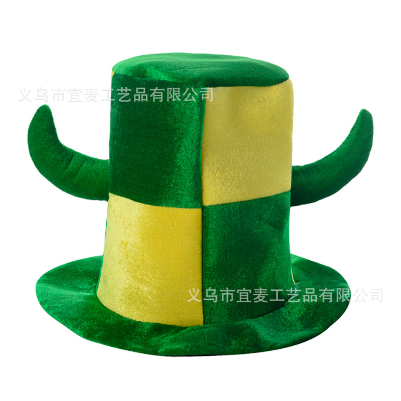 Transfronterizos Alemania España Brasil Fans Party Hat 2022 Qatar World Cup Fans Fútbol Hat de peluche image 2