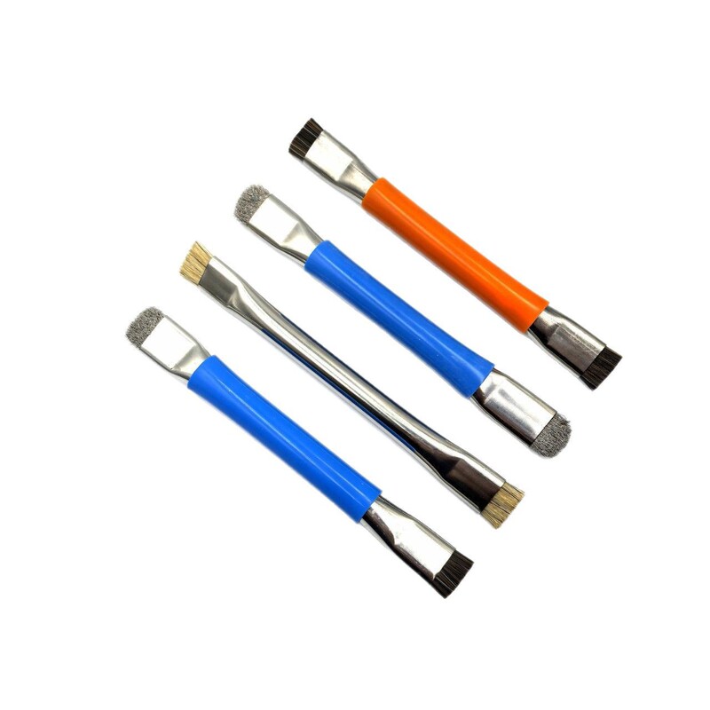 時計修理ツール毛ブラシワイヤーブラシダブルヘッド帯電防止毛ブラシブラシ馬毛ブラシ帯電防止毛ブラシ|undefined