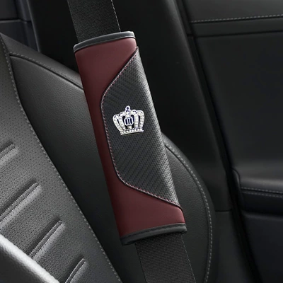 Car Interior – Seat belt shoulder pad - burgundy-crown-edition-2365