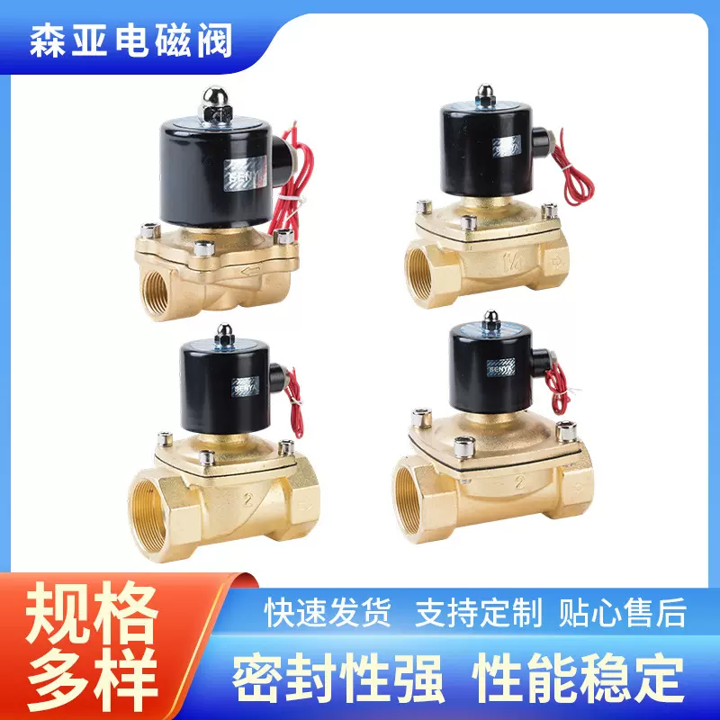 森亚厂家批发2W二位二通系列铜体常闭系列电磁阀