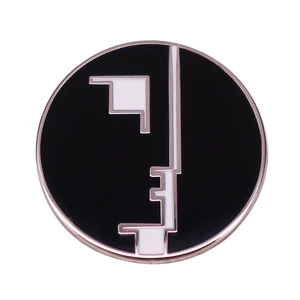 Bauhaus Band Logo Brooch Rock Punk Badge