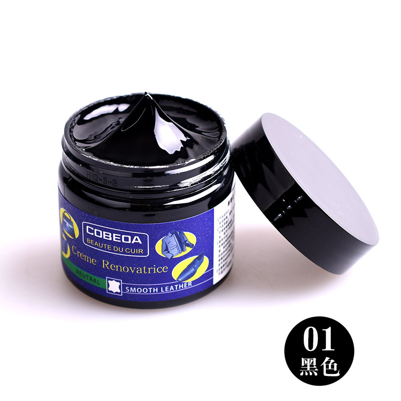 Venta directa de fábrica kangbida agente de coloración de cuero sofá bolsa de cuero para colorear zapatos de cuero de reparación de desgaste color suplemento crema