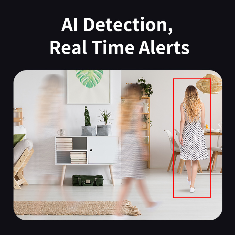 Procesamiento de cámaras inteligentes personalizadas, monitoreo de doble pantalla, hogar, 3 millones de cámaras de control inalámbrico de visión nocturna para interiores de alta definición