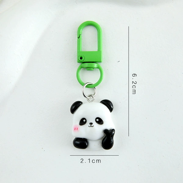 Cute panda series keychain/heart panda