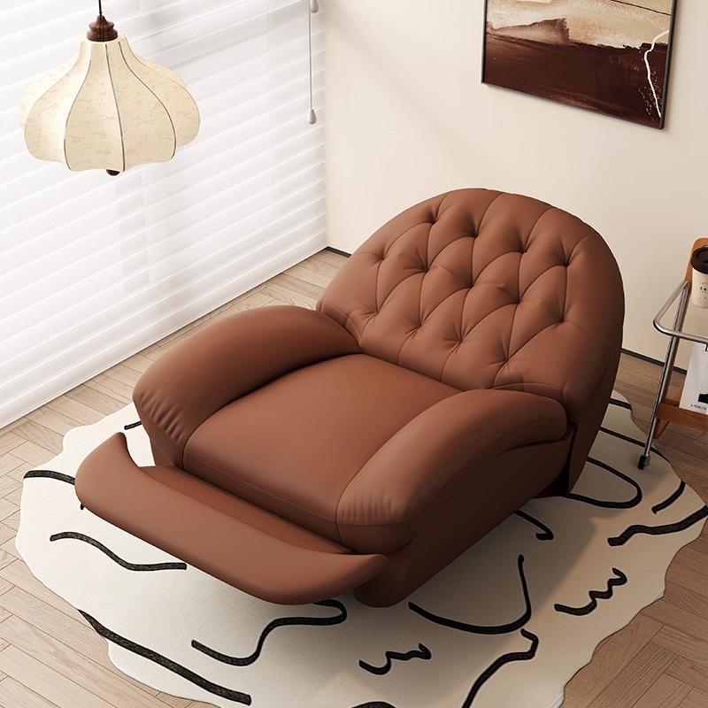 Shell Sofa Cabin Multifunctional Rotatable Sofa Living Room Bedroom Lazy Computer Chair Light Luxury Home Leisure Lounge Chair