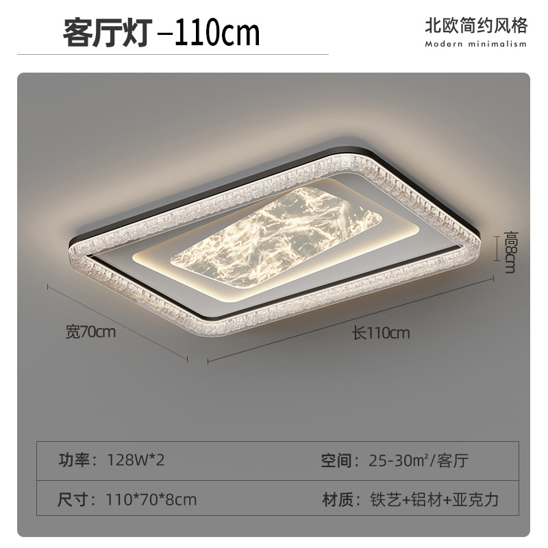 Luz de la sala de estar lujosa lujosa alta sensacional minimalista lámpara principal de la sala de estar 2025 nueva lámpara de techo de la sala de estar lámparas de casa