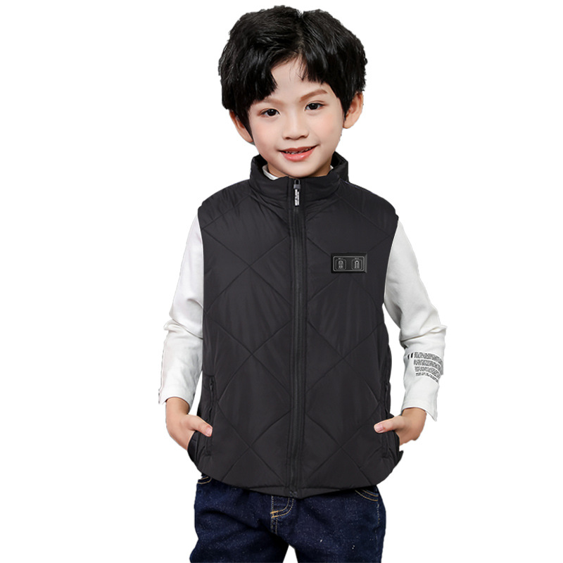 13区发热黑色马甲不带充电宝2