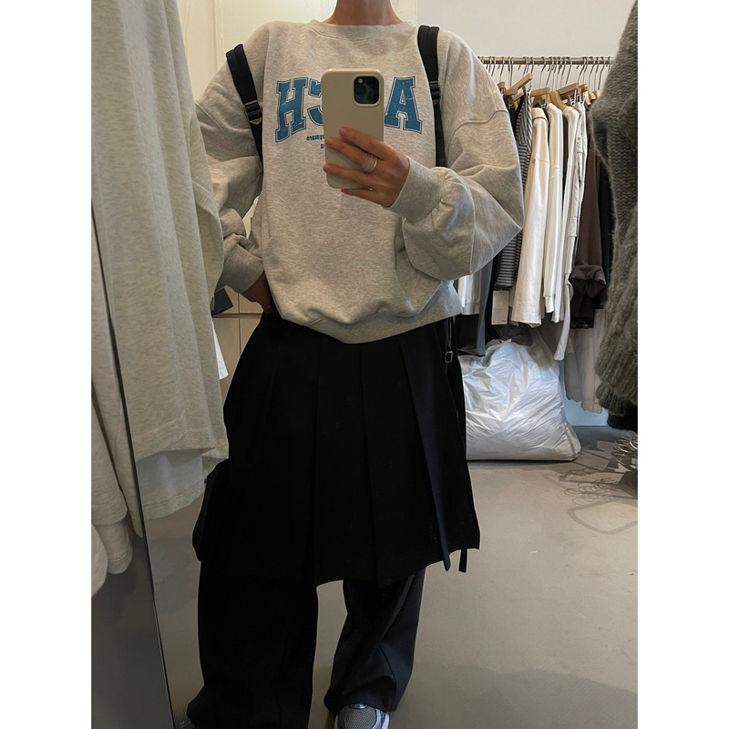 SANBARA-推荐bao款卫衣休闲宽松秋新款印花卫衣99182|undefined