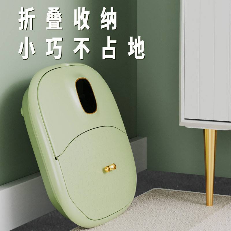 New type folding foot bath remote control automatic massage pedicure foot bath household portable constant temperature heated bubble foot bucket