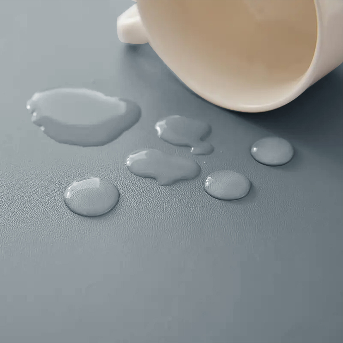 Moderno simple PU impermeable a prueba de agua a prueba de aceite cubierta de mesa de color sólido elástico antideslizante toal de mesa de comedor doméstico transfronterizo toal de mesa TEMU