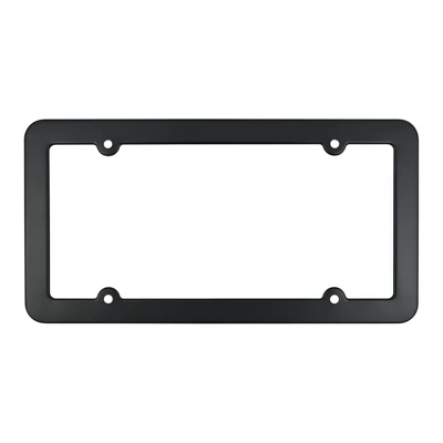 License plate holder/license plate holder | Hot Sale US License Plate Frame - xc-w072-steel-spray-black-wide-and-narrow