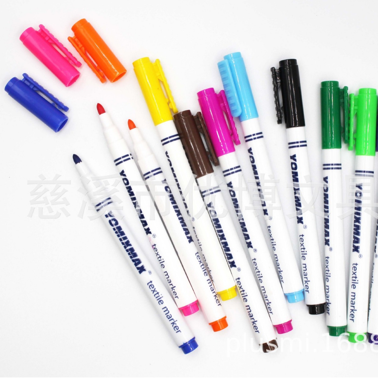 [En stock] pluma textil no lavable de 12 colores pintura no tejida bolsa de lona tela pintura pluma