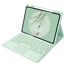 适用2022iPad 10代平板电脑保护套air4蓝牙键盘10.9.7寸壳上笔槽