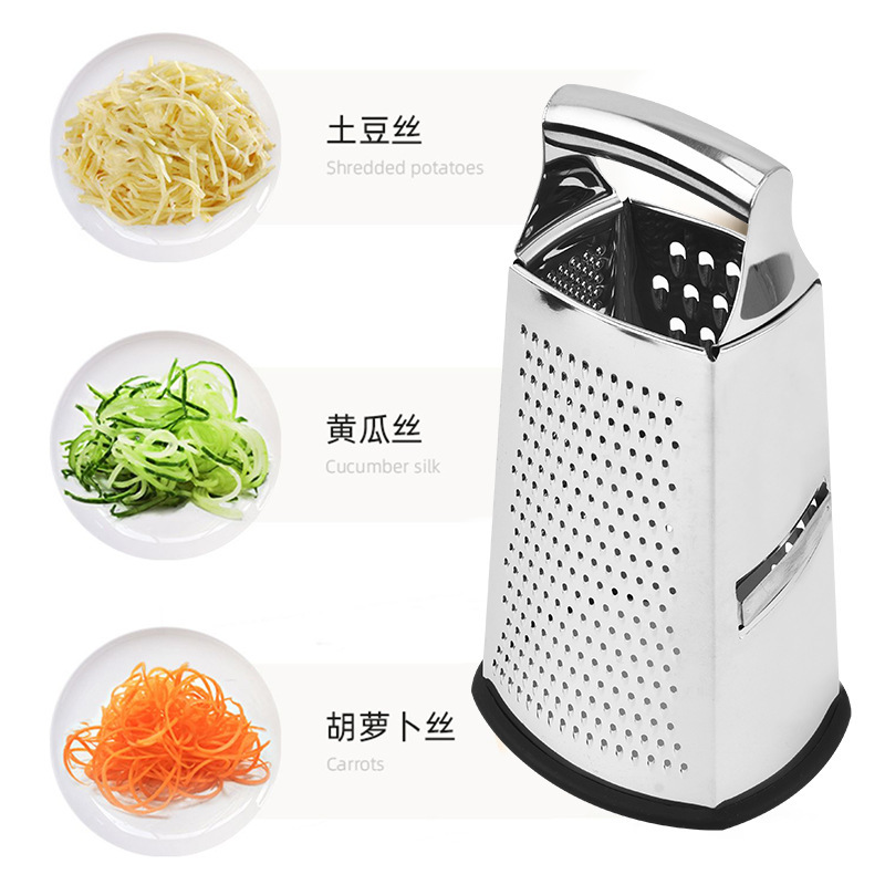 工場卸売 430 ステンレス鋼おろし金多機能野菜カッターホームキッチンガジェットチーズおろし金|undefined