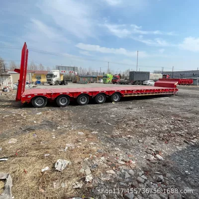 Ağır yük qoşquları Machine Plate Trailer Mechanical Plate
